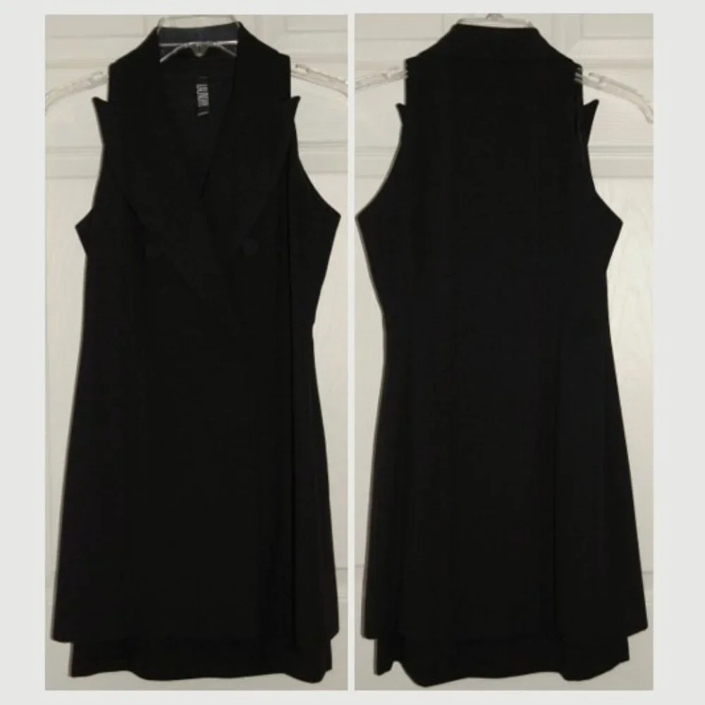 Laundry by Shelli Segal, 1995 Double-Breasted Mini Blazer/Suit Dress, Size 2 - Picture 2 of 10